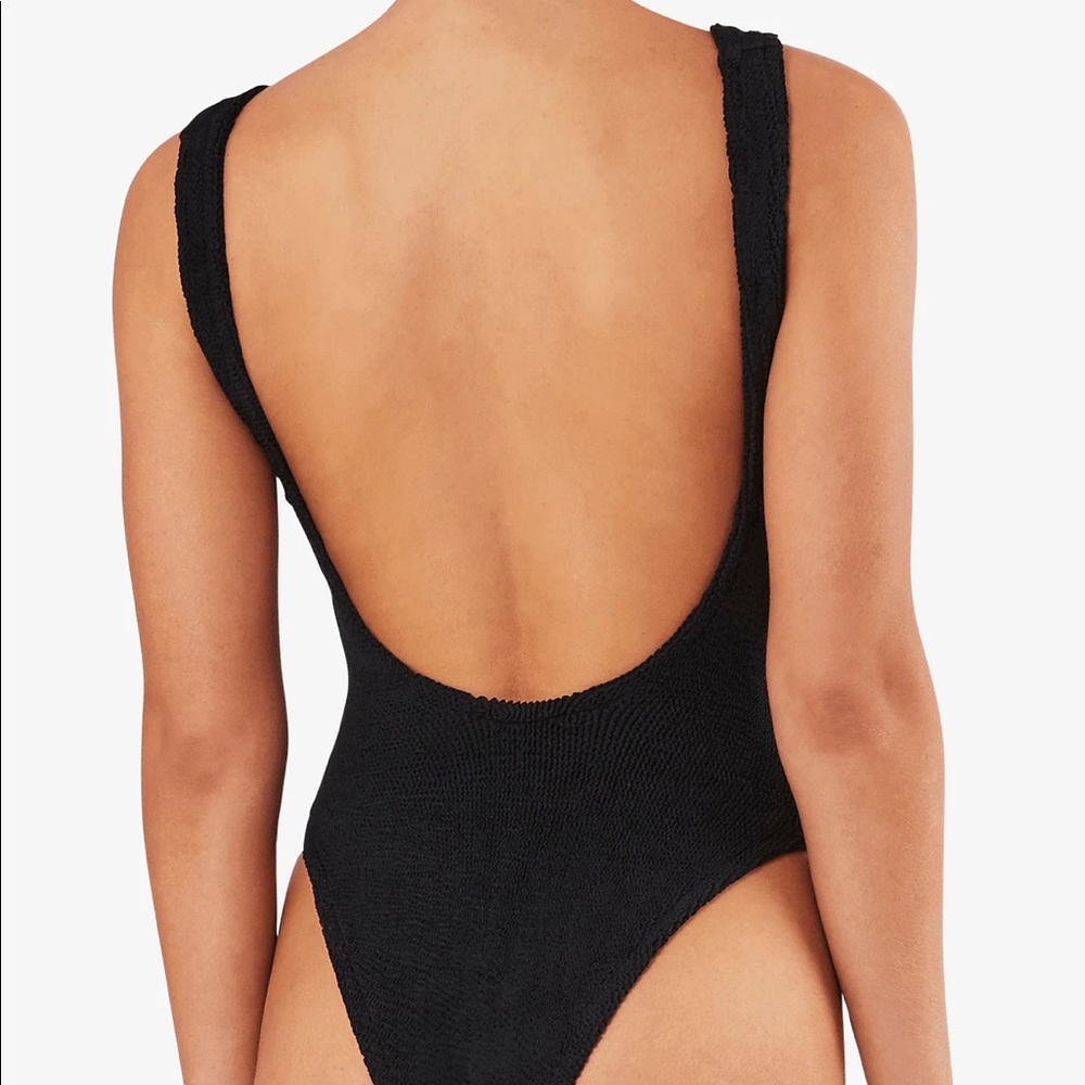 Hunza G Black One Piece NWOT